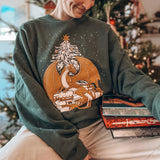 Holiday Book Dragon Pullover Sweater