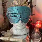 Bookish Embroidered Sleep Mask