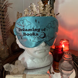 Bookish Embroidered Sleep Mask