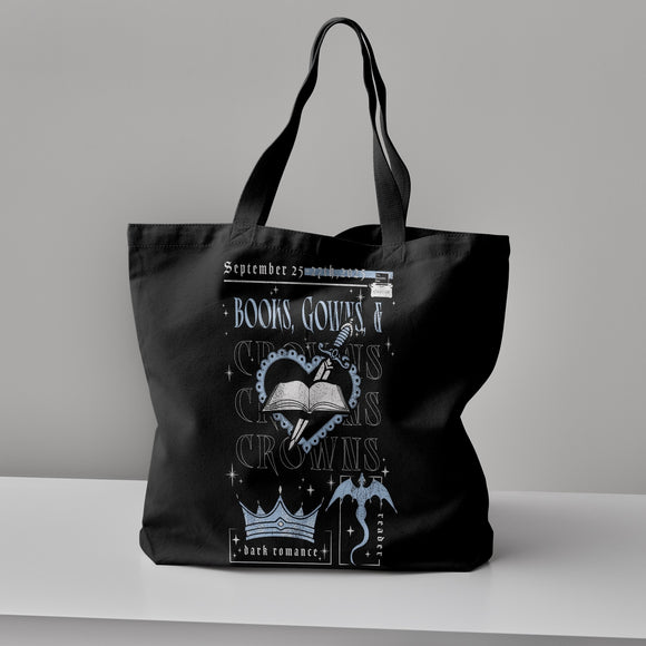 Event Tote Bag BOOK, GOWNS & CROWNS 2025