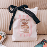 Late Night Reader Bow Tote Bag