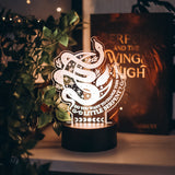 The Serpent and the Wings of Night Inspired Light Up Display