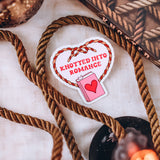 Knotty Romance Sticker