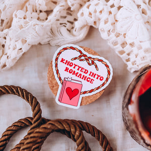Knotty Romance Sticker