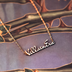 Villain Era Wordplate Necklace