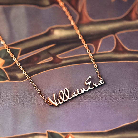 Villain Era Wordplate Necklace