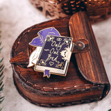 Only One Bed Trope Enamel Pin