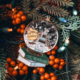Peter Pan Inspired Snow Globe Ornament