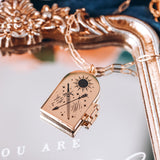 Poppy & Casteel Couple Enamel Locket Necklace