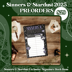 Event Signature XL Book Beau Sinners & Stardust 2025
