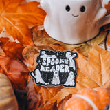 Spooky Reader Sticker