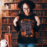 Spooky Reading Season Pullover Sweater