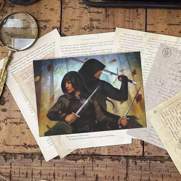 A Broken Blade Inspired: Keera & the Shadow Print Art Prints