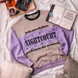 A Court of Mist and Fury Inspired: Night Court Pullover Sweatshirt Sweater