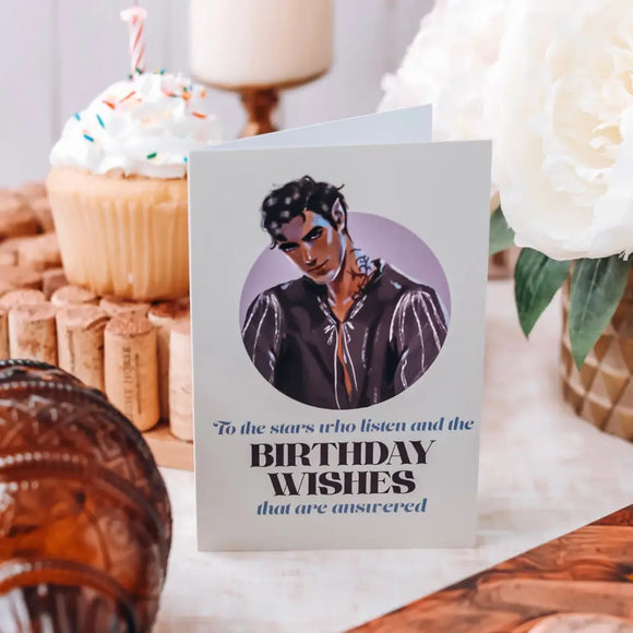 A Court of Thorns and Roses Inspired Birthday Card Art Prints