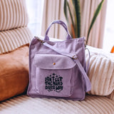 A Court of Thorns and Roses Inspired: Hard Days Corduroy Tote Bag Bags