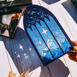 A Court of Thorns and Roses Inspired Stained Glass Window Home