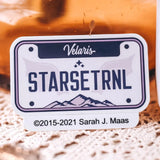 A Court of Thorns and Roses Inspired: Stars Eternal License Plate Sticker Stickers
