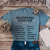 A Court of Thorns and Roses Inspired: Stars Who Listen Tour Heavy Weight Tee Shirt