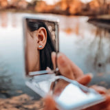 A Court of Thorns and Roses Inspired: Velaris Mountain Earrings silver jewelry