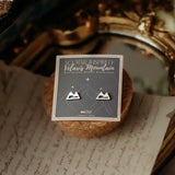 A Court of Thorns and Roses Inspired: Velaris Mountain Earrings silver jewelry