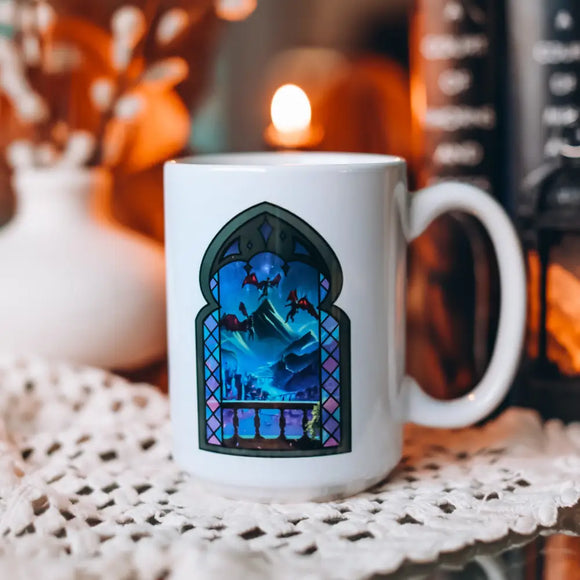 A Court Of Thorns And Roses Mug – 'To The Stars' Rhysand Quote, Bookish Gift, Ceramic, UK