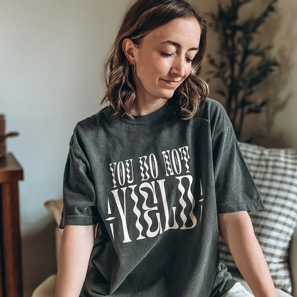 A Court of Wings and Ruin Inspired: You Do Not Yield Heavy Weight Tee Shirt