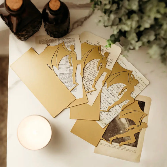 A Court of Wings & Ruin Inspired Bookshelf Silhouette set