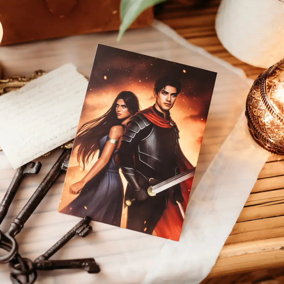 An Ember in the Ashes Inspired: Laia and Elias Art Print Art Prints