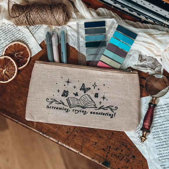 Annotating Zipper Pouch Bags