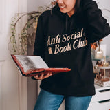 Anti Social Book Club Hoodie Shirt