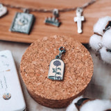 Beauty and The Beast Inspired Enchanted Rose Charm Enamel Pins