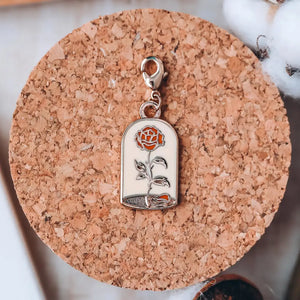 Beauty and The Beast Inspired Enchanted Rose Charm