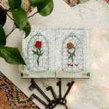 Beauty & the Beast Inspired: Acrylic Bookends