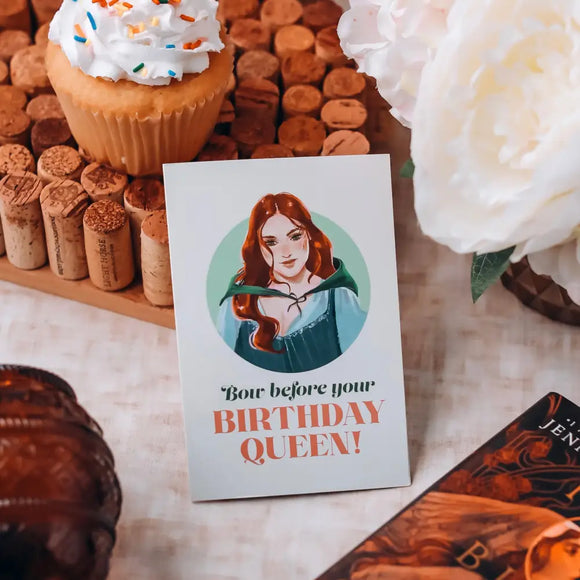 Blood and Ash Inspired Birthday Card Art Prints