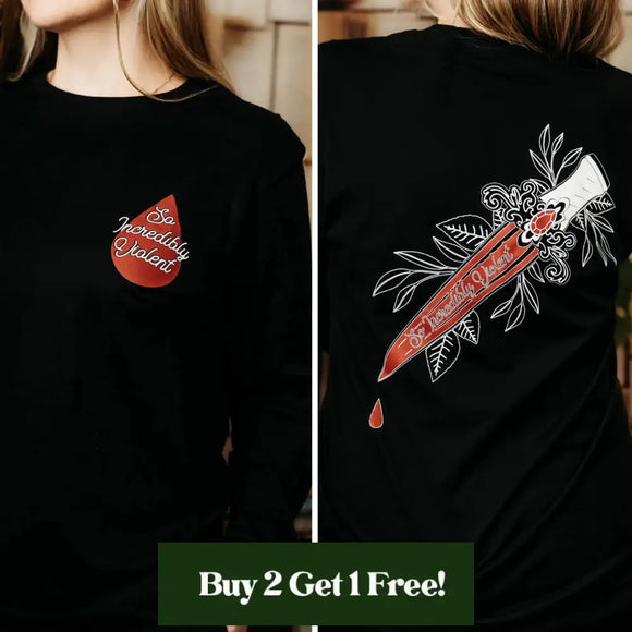 Blood and Ash Inspired: Bloodstone Long Sleeve Tee Long Sleeve Shirt