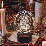 Blood and Ash Inspired Light Up Display