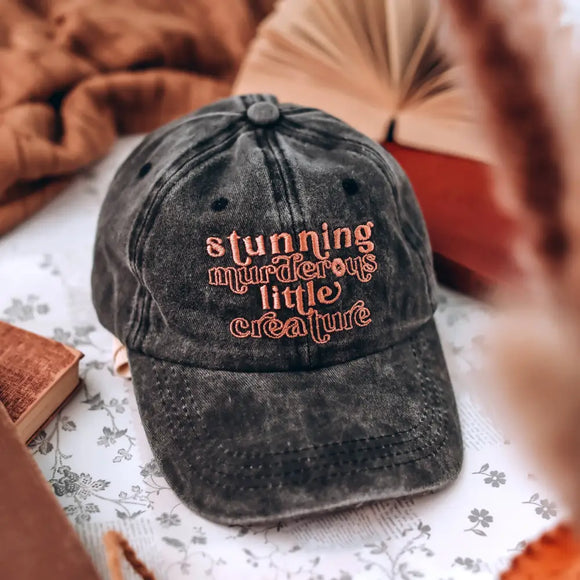 Blood and Ash Inspired: Stunning Murderous Creature Dad Hat Hat