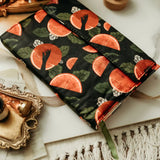 Blood Orange Inspired Fabric Dust Jacket Bags