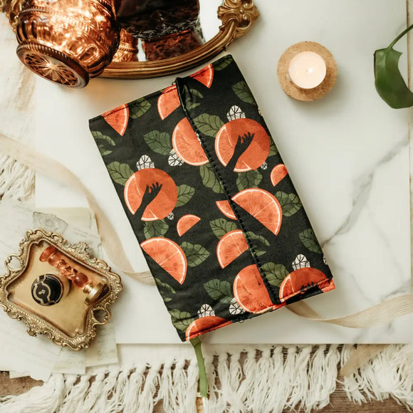 Blood Orange Inspired Fabric Dust Jacket Bags