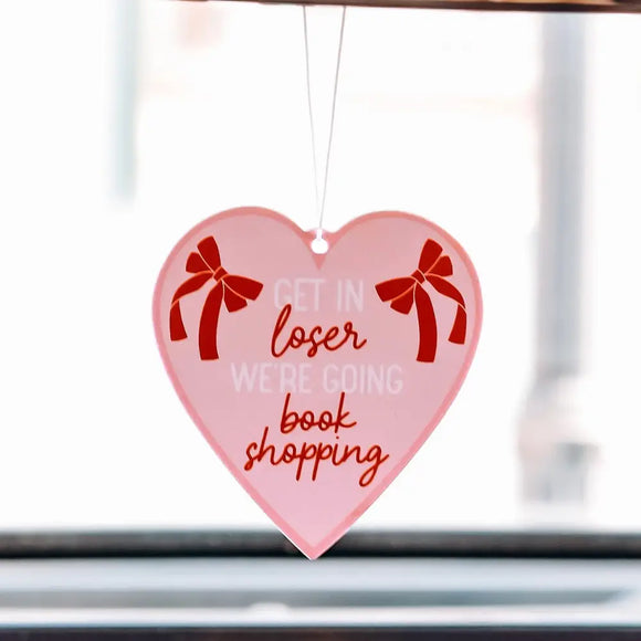 Book Shopping Car Air Freshener Accessories