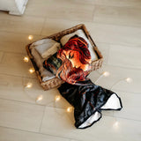 Bookish A Kingdom of Flesh and Fire Exclusive Cover Blanket AKOFAF