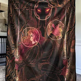 Bookish A Kingdom of Flesh and Fire Exclusive Cover Blanket AKOFAF