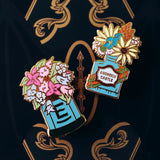 Bookish Bouqs Inspired Cabinet of Curiosities Enamel Pins