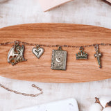 Bookish Charm Necklace Gold jewelry