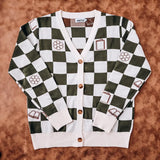 MEMBERS FIRST: Bookish Checker Cardigan Hoodie