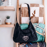 Bookish Girlie Embroidered Handbag Bags