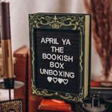 Bookish Letter Board Home