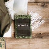 Bookish Letter Board Home