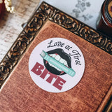 Bookish Vampire Bite Sticker - Stickers